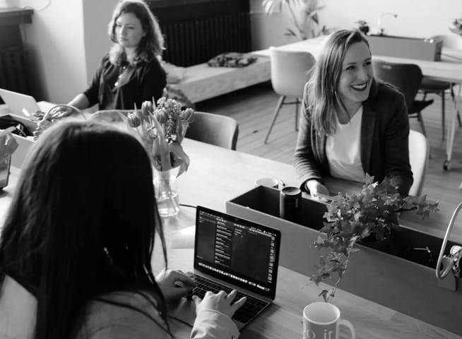 image of women in an office